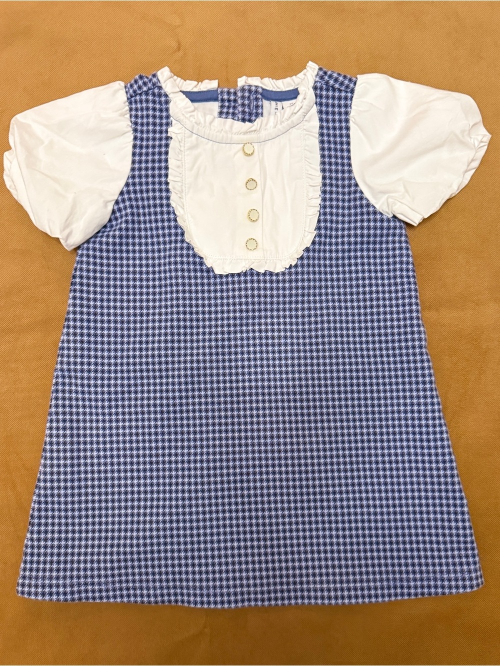 Janie and Jack blue gingham dress